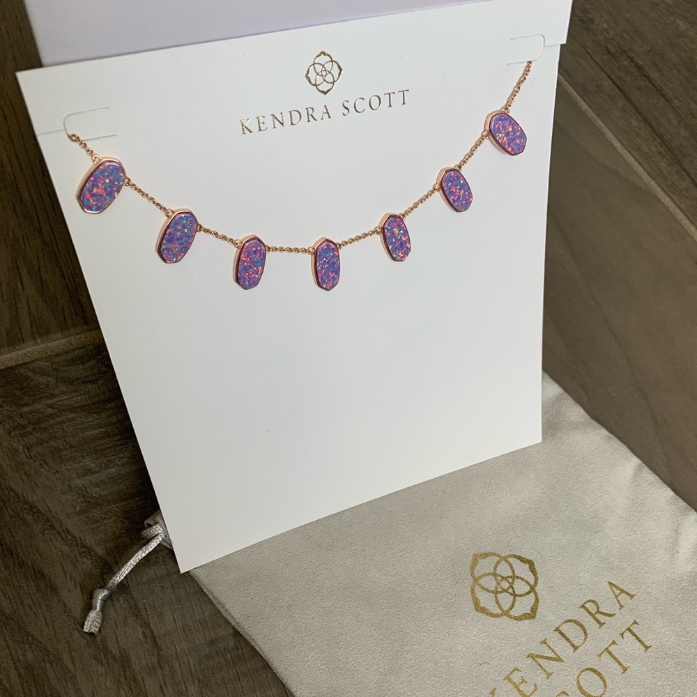 Meadow Rose Gold Collar Necklace